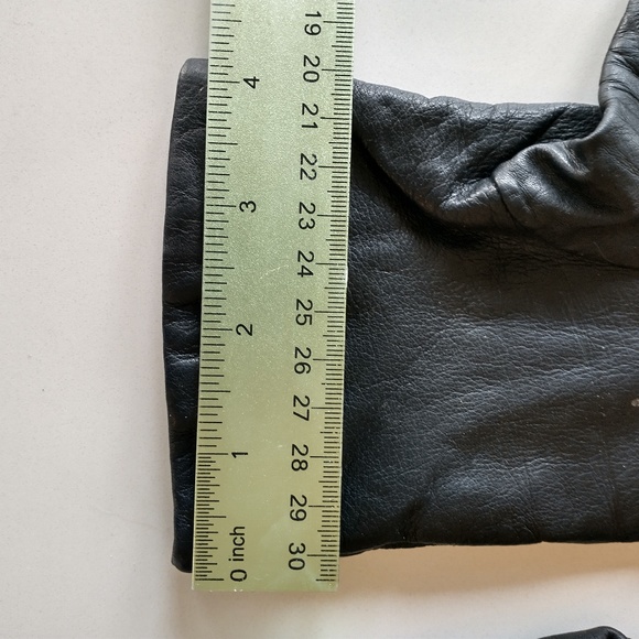 Leather gloves with cashmere lining - Picture 7 of 7